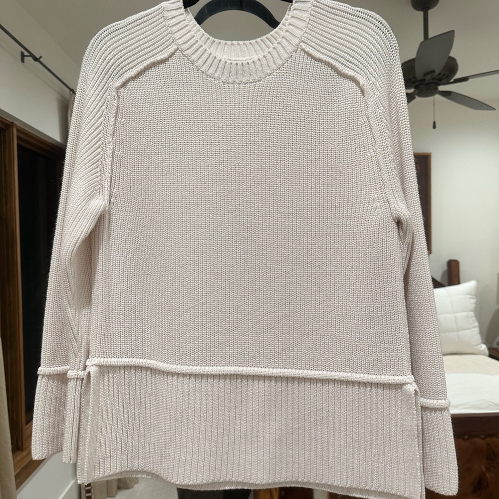 Anthropologie Pilcro Ivory Knit sweater